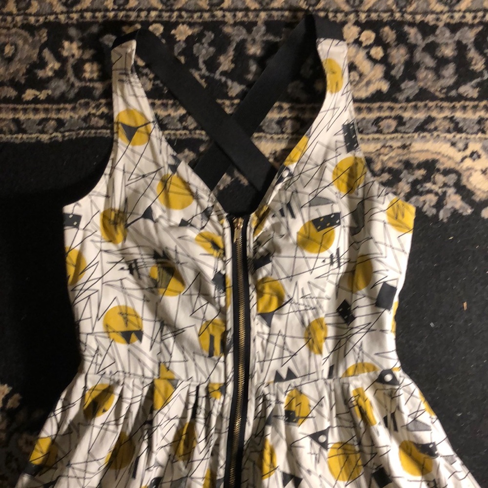 Geometric a-line dress